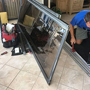 sliding glass door frame repair Cooper City
